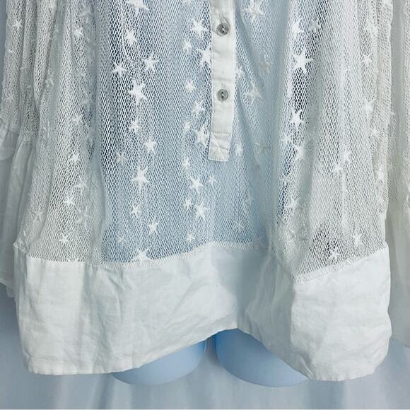 Anthropologie Akemi + Kin Lace Star Top Size Small - Picture 3 of 10